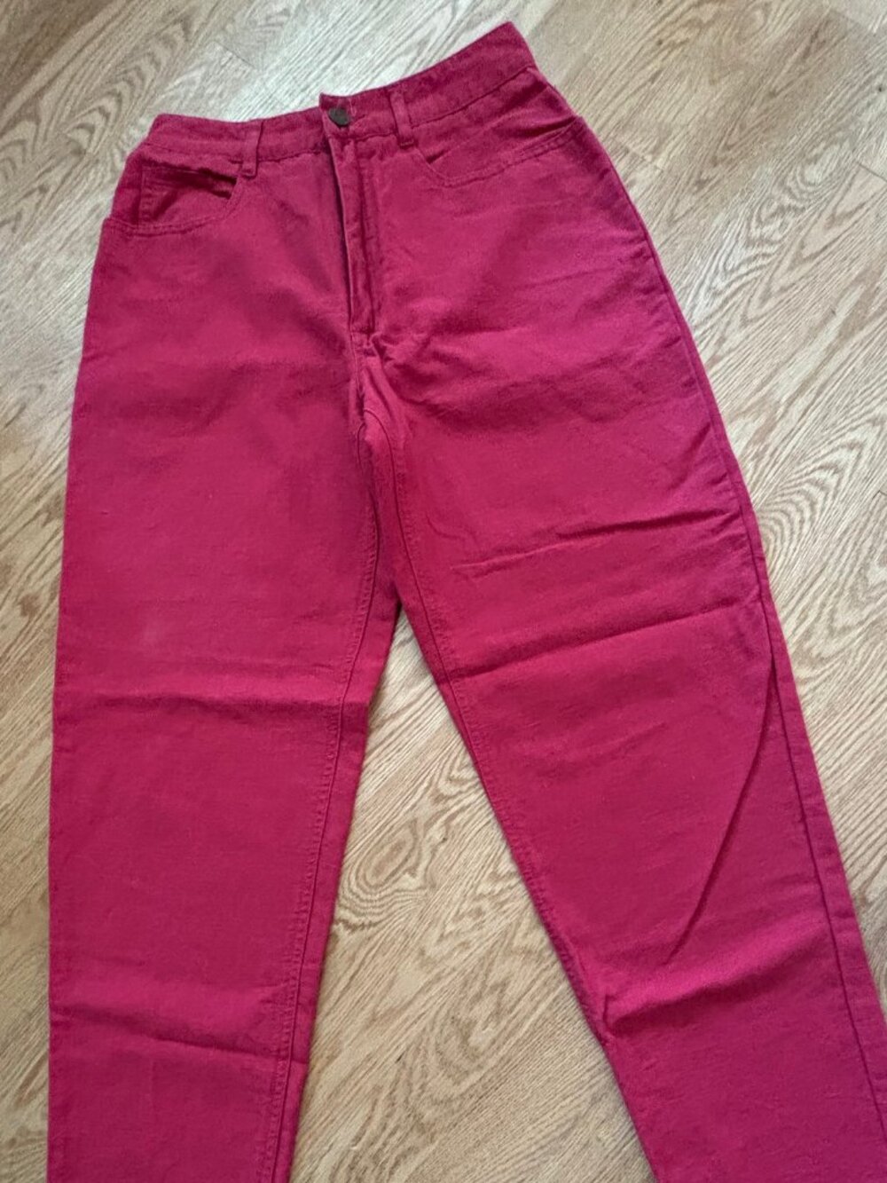 Talbots Petite Size 4 Linen Cotton Pink Pants Preppy Office Resortwear